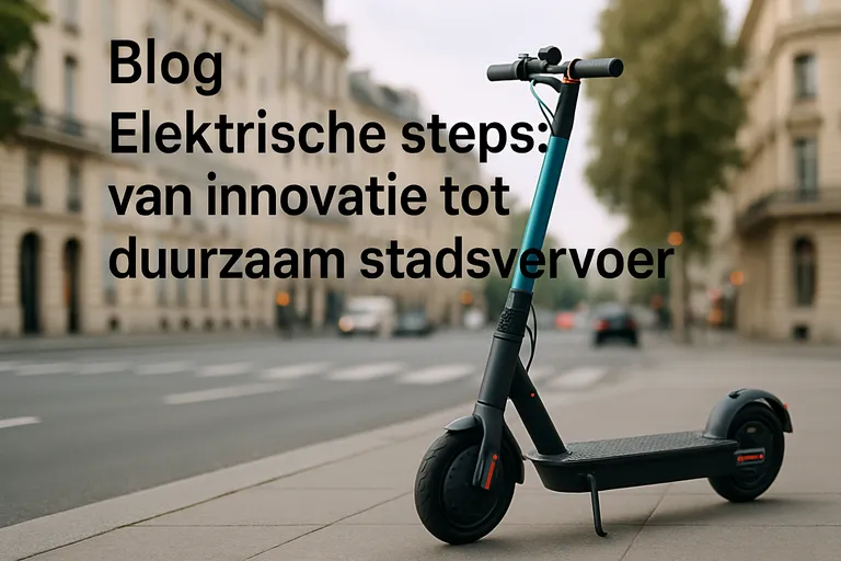 Elektrische steps: van innovatie tot duurzaam stadsvervoer